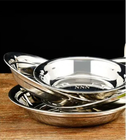 Durable Stainless Steel Mixing Bowls Metal Salad Bowl Plate For Cooking Baking Prepping