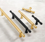 Gold Nordic Kitchen Drawer Wardrobe Pull Handles Embossing Knobs Furniture Cabinets Door Knurling Knurled Handle