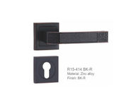 Modern Zinc Alloy Door Handle , Commercial Door Handle 58*85mm Customized Design