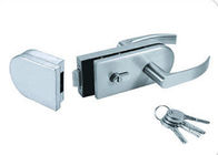 Stainless Steel Glass Door Lock With Key , Handle Sliding Glass Door Latch