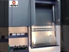 Wholesale Household Items Vertical Lift Kitchen Cabinet Fruit And Vegetable Lifting Basket Automatic