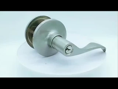 European Stainless Steel Lever Door Handle With Escutcheon Plate