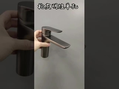 PVC Bibcock Zinc Die Casting Bathroom Tap Handles Bright Silver Color