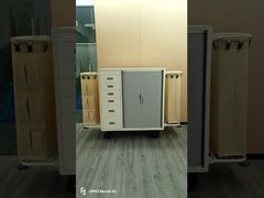 ABS Plastic Built - In Table Kitchen Garbage Bins Long Working Life Grey Blue Color