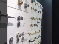 PB Finish Spring Latch Mortise Door Lock Anti Smashing