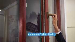 Customized aluminum alloy bridge cut doors and windows, sound insulation, heat insulation, sliding w