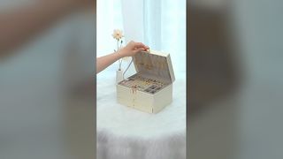 Cross border direct supply jewelry box, large, light, luxurious, high-end, multi-layer, large capaci