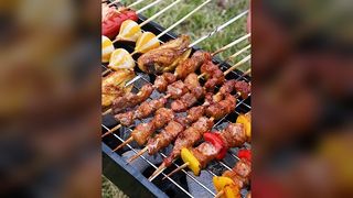 New Barbecue Stove, Home Barbecue Rack, Outdoor Portable Folding Barbecue Stove, Small Barbecue Tool