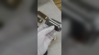 Nordic style gold shell handle solid brass wardrobe door handle antique full copper cabinet medicine