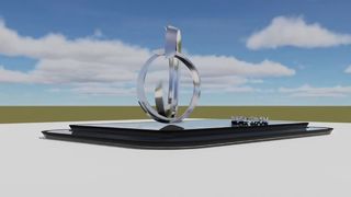 Outdoor Hotel Shopping Mall Large Stainless Steel Horse Rabbit Sculpture Customized Fountain Landsca