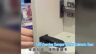 Soft Opening Damper Buffer Cabinets Door Hinges Push-to-Open System for Bathroom Kitchen Living Room