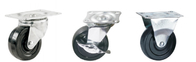 3 Inch Transparent Caster Wheel Top Plate With Swivel And Brake For Furniture