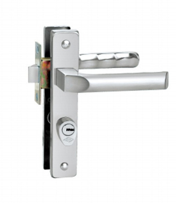 Zinc And Aluminum Alloy Door Handle Lock Flat Open Door For House