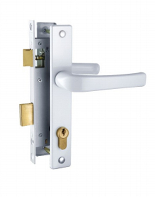 Zinc And Aluminum Alloy Door Handle Lock Flat Open Door For House