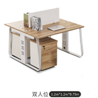 Home Office Wooden PC Study Table With 2 Layer Large Deep File Drawer Cabinet Computer Desk