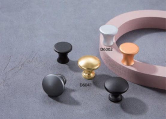 Hardware Textured Aluminum Alloy Handles Wardrobe Cabinet Drawer Door Pulls Knobs Furniture