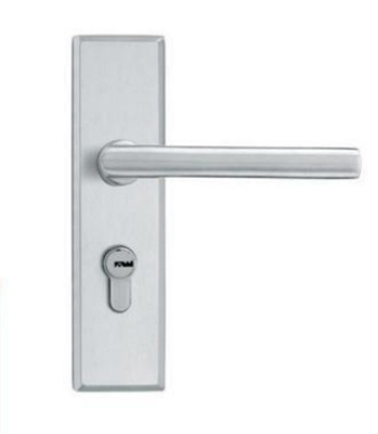 Interior Safe Door Locks Handle Set Polished Stainless Steel Screw Mounted