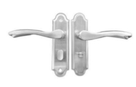 Interior Safe Door Locks Handle Set Polished Stainless Steel Screw Mounted