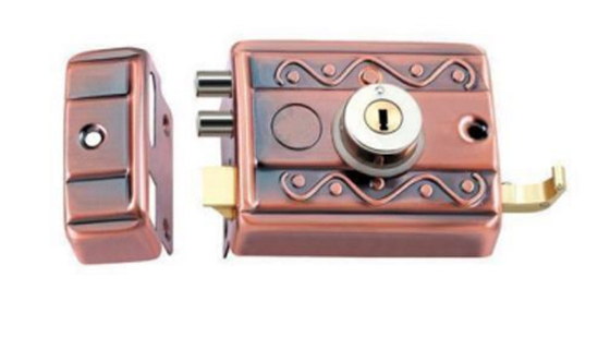 Brass Rim Door Locks Latch European Security Door Night Durable Smooth