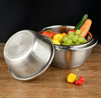 Double Walled Metal Soup Bowl Food Grade Stainless Steel 304 Kimchi Bowl