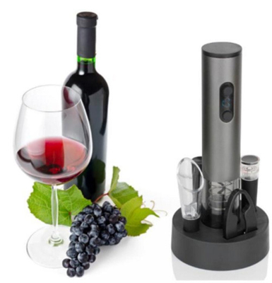 Wine Corkscrew Bottles Opener Gift Battery Operation Kitchen Electric Red