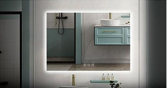 LED Bathroom Smart Mirror Illuminated Square Inteligente Fogless Shower Mirror