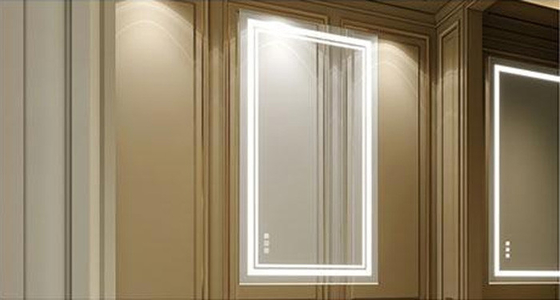 LED Bathroom Smart Mirror Illuminated Square Inteligente Fogless Shower Mirror