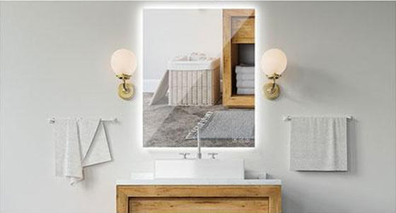 LED Bathroom Smart Mirror Illuminated Square Inteligente Fogless Shower Mirror