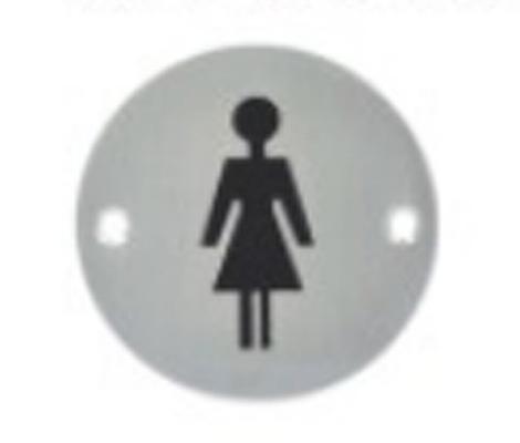 Women And Men Toilet Image Bathroom Door Sign In Acrylic Customized