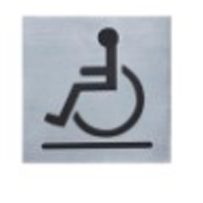 Blind Touch Recognition Sign Braille Toilet Signs For Hotel