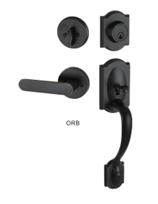 Modern Mechanical Deadbolt Combo Door Handle Key Lock