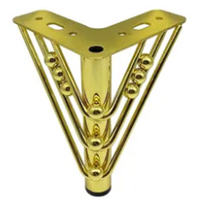 Metal Furniture Legs Modern Replacements Feet Heavy Duty Tapered Table Sofa Legs Couch Feet With Screws
