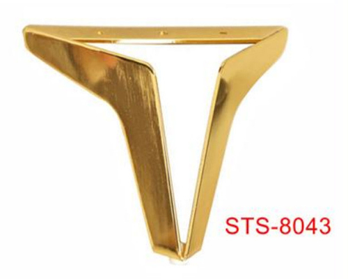 0.25 Kg Each Sofa Metal Flower Legs Furniture Golden Metal Legs For Furniture