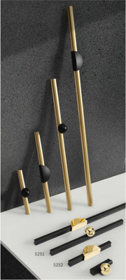 American New Aluminum Knurled Simple Gold T Bar 128mm Furniture Cupboard Wardrobe Cabinet Wardrobe Door Pull Handles