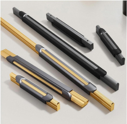 American New Aluminum Knurled Simple Gold T Bar 128mm Furniture Cupboard Wardrobe Cabinet Wardrobe Door Pull Handles