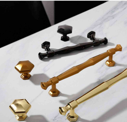 Luxury Brass Gold Knurled Kitchen Cupboard And Wardrobe Door Furniture Cabinet And Bathroom Drawer Pull Handle