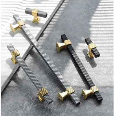 Newly Design Gold zinc alloy kitchen cabinets door pull cabinet pulls and knobs handle cabinet handles