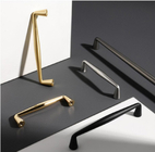 Newly Design Gold zinc alloy kitchen cabinets door pull cabinet pulls and knobs handle cabinet handles