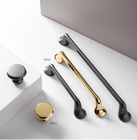 Newly Design Gold zinc alloy kitchen cabinets door pull cabinet pulls and knobs handle cabinet handles