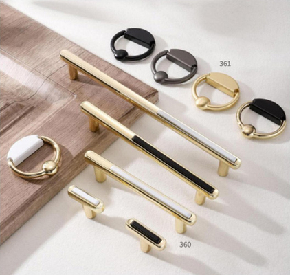 Luxury Brass Gold Knurled Kitchen Cupboard And Wardrobe Door Furniture Cabinet And Bathroom Drawer Pull Handle