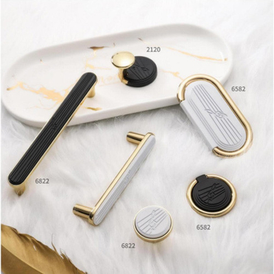 Gold Nordic Kitchen Drawer Wardrobe Brass Pull Handles Embossing Knobs Furniture Cabinets Door Knurling Knurled Handle