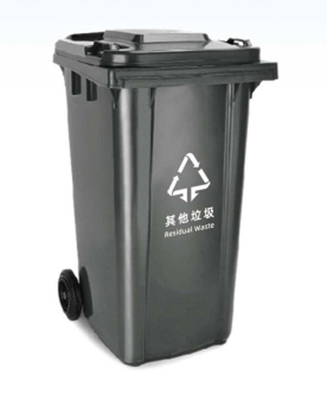 Manufacturer 120l 240 liters 360l 660l 1100l outdoor large plastic wheeled dustbin/trash can/waste garbage bins for sale