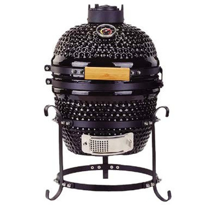 Outdoor Heavy Duty Grill Charcoal Square BBQ Grill Charcoal Barbecue Grill Functional Big Square Smoker
