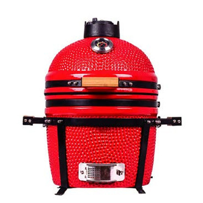 Outdoor Heavy Duty Grill Charcoal Square BBQ Grill Charcoal Barbecue Grill Functional Big Square Smoker