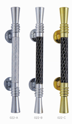 Knurling Aluminum Furniture Hardware Cabinet Door Kitchen Drawer Handle with Plastic Feet