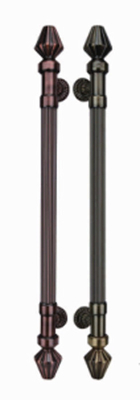 Antique Chrome Craft Pull Handle Aluminum And SUS Luxury Decor Large Hotel Solid Wood Door Handle