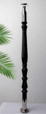 Indoor Stairs Acrylic Crystal Baluster Handrail Acrylic Pillars Posts Staircase And Balcony Railing