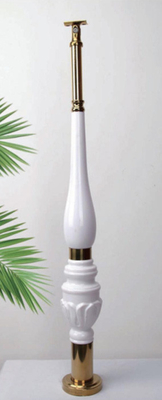 Indoor Stairs Acrylic Crystal Baluster Handrail Acrylic Pillars Posts Staircase And Balcony Railing