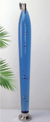 Round Tube acrylic Balustrade Post Crystal Stairs Balcony Pillar Column for Acrylic Railing Modern Design