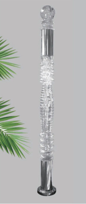 Acrylic Stair Railing Beautiful Crystal Hand Railing For Stairs